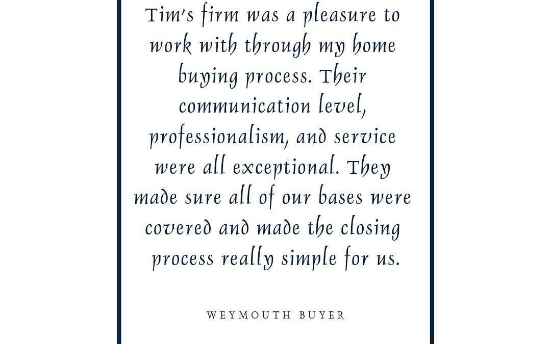 Beyond thankful for clients that put their trust in us. We are proud to represent Buyers and Sellers of Real Estate, from Purchase & Sale Agreement to Closing. Our Closings – Open Doors